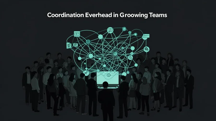 Overhead di coordinamento nei team in crescita